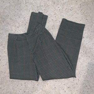 BRANDY MELVILLE GREEN PATTERNED PANTS